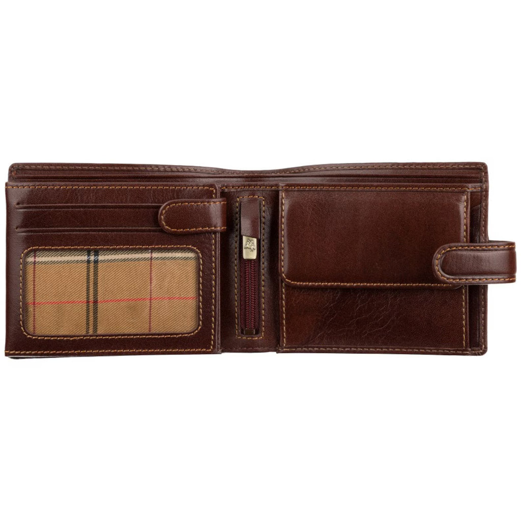 Luxury Leather Wallet With RFID - Card and Coin Wallet - Card Case - Veg Tan - Mens Wallet